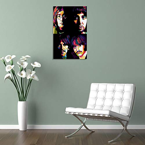 GUCII Poster décoratif The Beatles WPAP – 60 x 90 cm - Les Beatles, Paul McCartney, John Lennon, RIngo Starr, George Harrison GUCII Poster décoratif The Beatles WPAP - 60 x 90 cm – Image 6