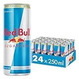Red Bull Energy Drink Senza Zuccheri, 250 ml, Confezione da 24
