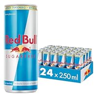 Red Bull Energy Drink Senza Zuccheri, 250 ml, Confezione da 24