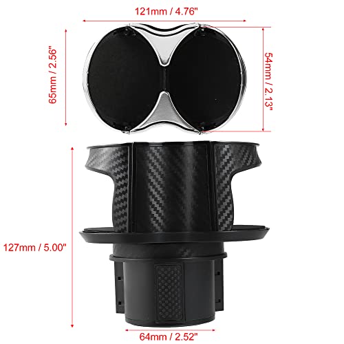 Expansor Porta Vasos para Carro Multifuncional de ABS miniatura 4