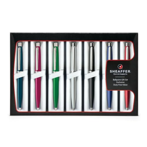 Sheaffer Vibrant, Fun and Modern VFM Refillable Ballpoint Pens with Polished…
