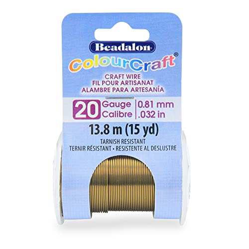 Fil ColourCraft Wire 20ga Beadalon Vintage Bronze pour bijoux