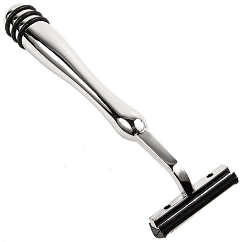 All Metal Trac 2 (Trac II) Compatible Non-PIVOTING Twin Blade Cartridge Razor & 10 Taconic Shave Cartridge Blades