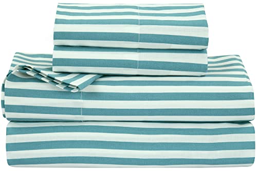 Sabanas Y Fundas, Home ROYALE LINENS - Juego de sábanas de 300 hilos, 100 % algodón, 1 sábana bajera, 1 sábana encimera y 1 funda de almohada, resistentes a las arrugas y a la...