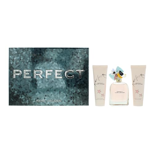 Marc Jacobs Perfect Eau de Parfum Gift Set 100ml 2023 (Contains 50ml EDP, 75ml Body Lotion and 75ml Shower Gel)
