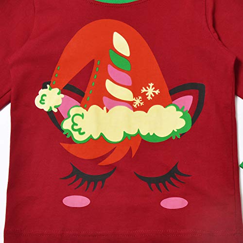 QPANCY Girls Christmas Pjs Sets Pajamas Kids Cotton Winter Sleepwear3