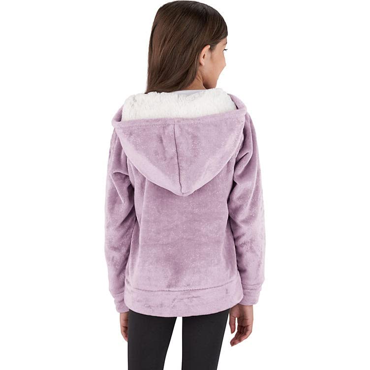 MEMBER'S MARK Girls' Plush Pullover (as1, numeric, numeric_4, regular, Violet Mist)4