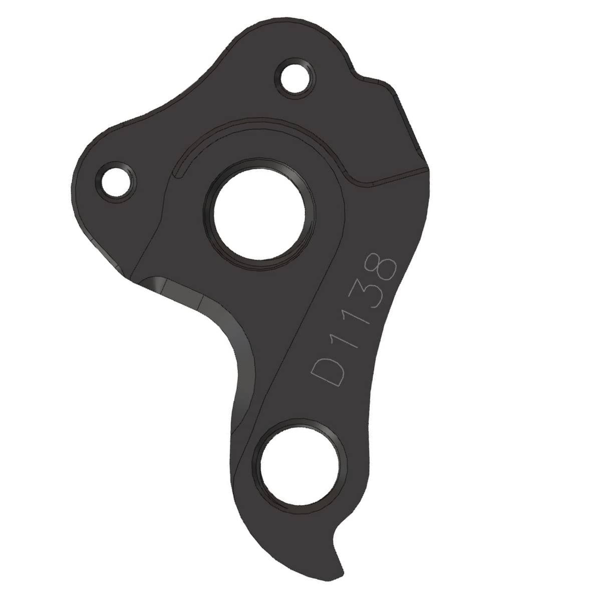Pilo D1138 Forcellino cambio compatibile/ricambio per Autore, Bianchi, Blu, Pells, Rock Machine, Superior, WRC