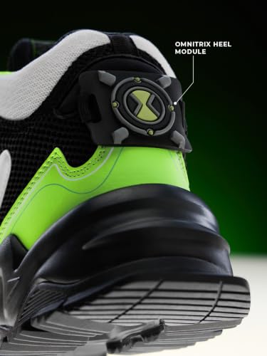 Image of The Souled Store Fumes NX: Men and Boys High Top Sneakers Streetwear Shoe Breathable Mesh and Synthetic Upper Chunky Midsole RidgeLock Traction Sole Lace Up Closure