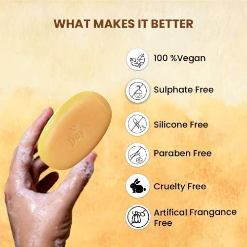 Image of DAY'S Calendula Soap 75gm|With goodness of Calendula, Neem and Turmeric| Acne Control |Skin Healer| Ayurvedic Product (pack of 3)