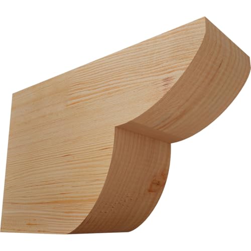 5 1/2"W x 10"H x 16"L Crestline Smooth Rafter Tail, Douglas Fir