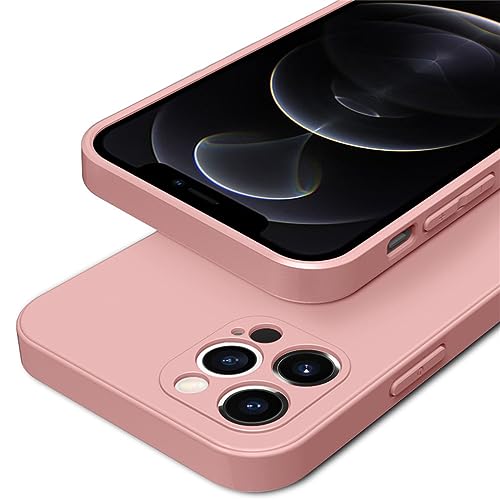 Coque silicone liquide néon antichoc pour objectif iPhone 13 Pro