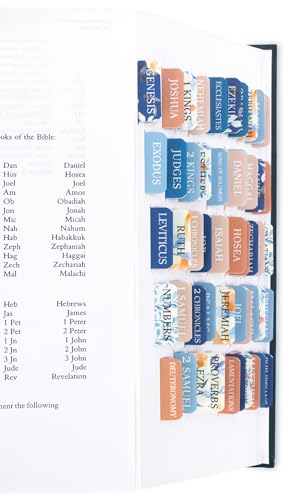 Bible Tabs for Women & Men, Laminated Bible Tabs for Study Bible, Boho Theme Bible Tabs for Easy Navigation, Simplify Your Bible Reading Experience with Easy-to-Use Indexing Tabs