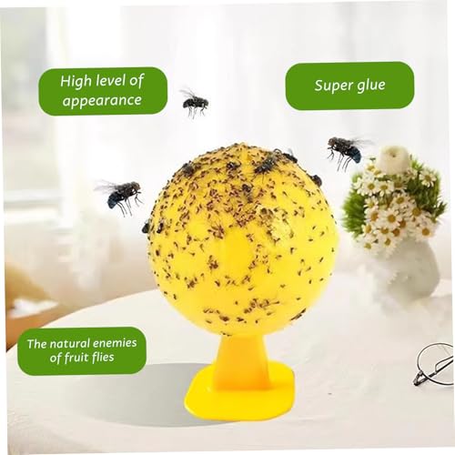 Trampas para moscas pegajosas amarillas con adhesivo de doble cara para control en interiores 5