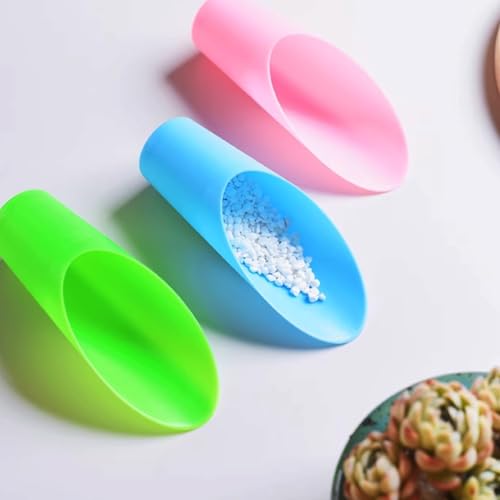 ROYHOO 9 piezas Cucharas para Suelo Bonsái Plástico miniatura 5