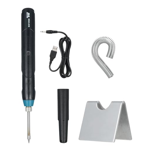 Juego de soldador eléctrico portátil alimentado por USB con pantalla para pequeños proyectos electrodomésticos