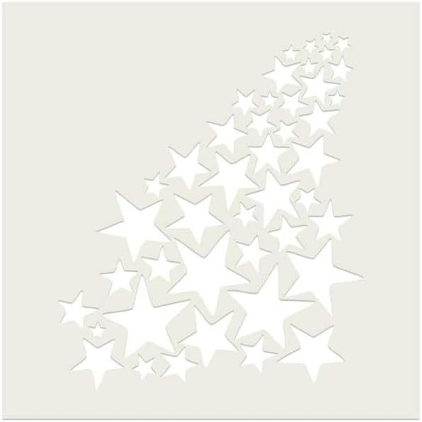 Star Burst Emboss-Ink Layering Stencil Set - wh