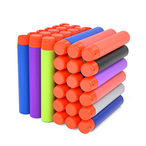 Ekind 100Pcs Darts Refill Pack Compatible For Nerf N-Strike Elite Series (10 Color) #TOP5