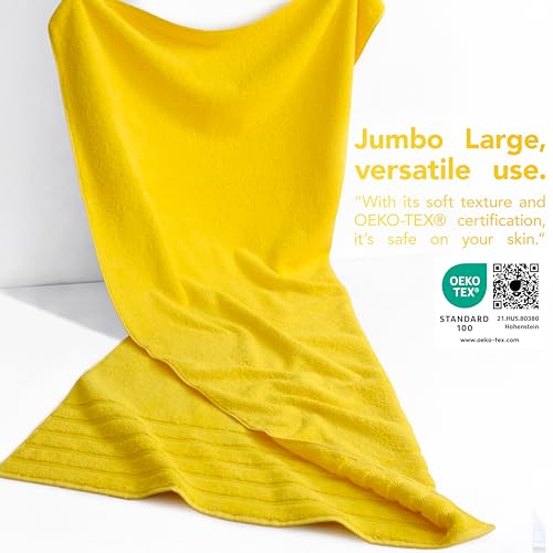 Image of American Soft Linen 100% Cotton Luxury Turkish Towels, 2PC 35x70 Bath Sheet | Soft Absorbent Quick Dry OEKO Tex Standard 100 Certificated Durable Machine Washable Breathable Premium Hotel Quality