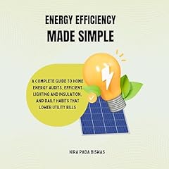 Diseño de la portada del título Energy Efficiency Made Simple