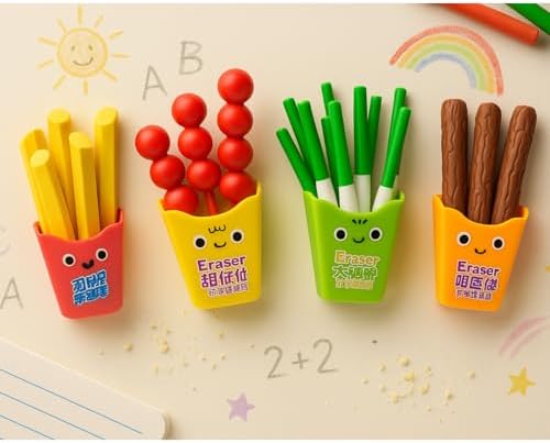 Kit 4 Modelos de Borrachas Divertidas Infantil – 19 Unidades com ...