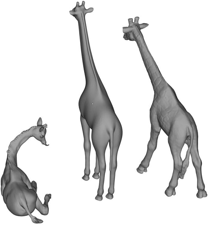 MRY-SFW MKG64034 1/64 MKG64034 1/64 Miniature Model kit Park Sculpture of Giraffe