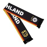 CoolChange WM 2022 Fan Schal | Deutschland Fußball Schal | Nationalteam Fußballschall | 150cm