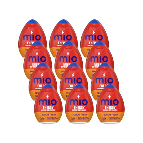 Image of MiO Energy Tropical Fusion Naturally Flavored Liquid Water Enhancer 1.62 Fl Oz (Pack of 12)