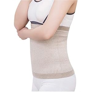 Afinder Elastische warmtegordel voor dames en heren, rugwarmer, zachte dikke kasjmier nierwarmer, rugsteunriem, lijfwarmer, heupwarmer, winter, nier, warmer, buiksteun, ondersteuning