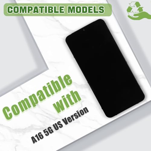 Écran tactile LCD TFT avec cadre pour A16 5G kit réparation inclus - 2
