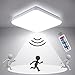 Produktbild Oeegoo 15W Deckenlampe mit Bewegungsmelder, LED Deckenleuchte Einstellbar mit Fernbedienung, IP44 Wasserfest Sensorleuchte mit Radar-Bewegungssensor, 1500Lm Automatikleuchte Badlampe Neutralweiß 4000K