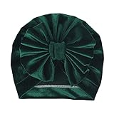 Qiansail Baby Toddler Girls Kids Velvet Hat Big Bow Hairband Headband Turban Head Wrap Cap Hair Acce