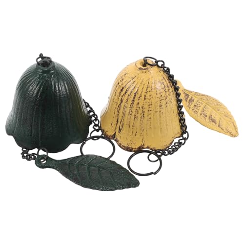 Carillons éoliens japonais authentiques en fonte vintage d'art pour extérieur
