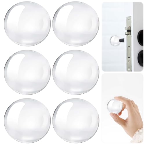 Royouzi 6 Stück Türstopper Wand - Türklinkenpuffer 40 X 8 MM...