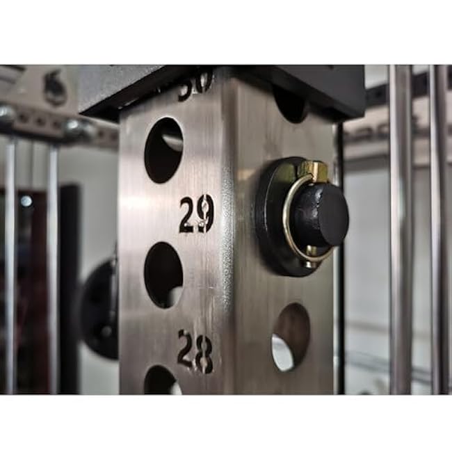 Power Cage Squat Rack Home Gym Accessory, Fits 3x3 Rack with 1 Hole