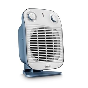 De’Longhi HFS50B20.AV ventilatorkachel, stil en licht, 3 standen, zomerventilatie, druppelbescherming, handgreep, veiligheidsvoorziening, licht, vorstbescherming, Avio