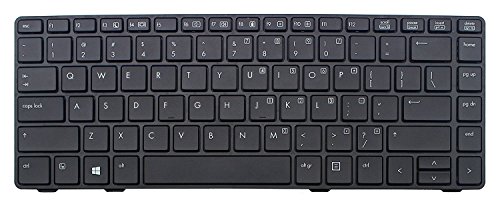 Genuine New for HP ProBook 6460b 6465b 6470b 6475b Black US Keyboard with Frame Without Pointing Stick