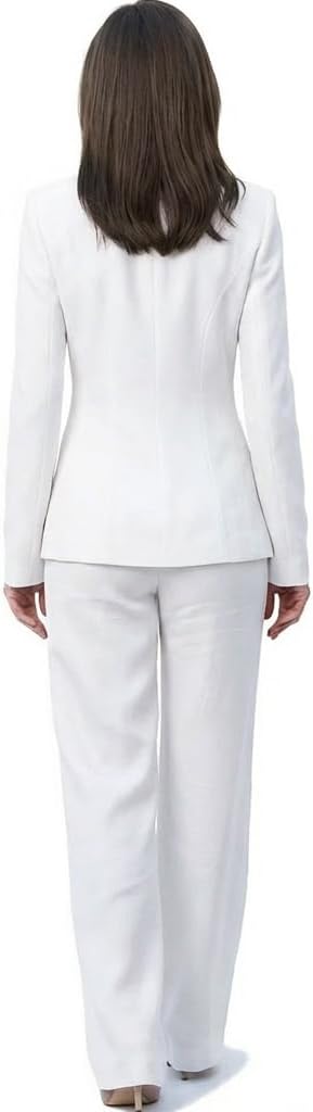 Marycrafts Women's Business Outfit Blazer Wide Leg Pant Suits Set for Work