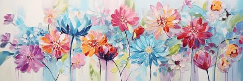 Peinture diamant adulte fleur broderie point de croix kit complet 50x150