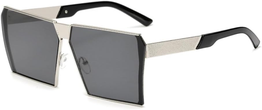 MUTYNE Metal Square Sunglasses Women Men Fashion Big Frame Goggle Sun Glasses Ladies Vintage Eyewear
