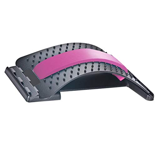 homozy Voltar Maca Mágica Suporte De Massagem Lombar Inferior Spine Posture Corrector Mate - Preto V