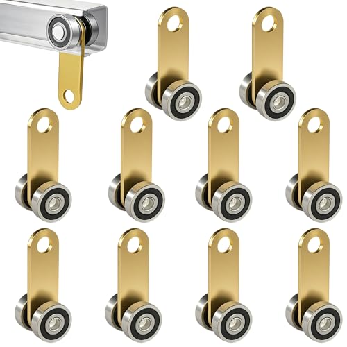 BIAXJUNY 2 Wheel Trolley Assembly Rollers, Trolley Roller for Use with 1-5/8