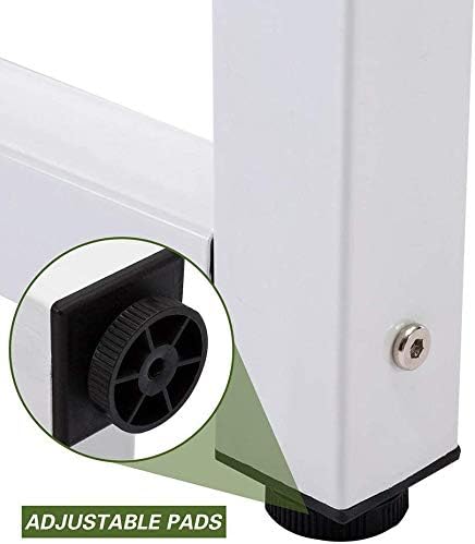 Miniatura 7 de Escritorio para computadora, escritorio de trabajo de madera de 43 pulgadas, escritorio grande para videojuegos, mesa para computadora portátil,