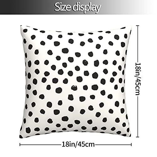 Antcreptson Polka Dots Throw Pillow Cover 18" X 18" Inch Square Decorative Pillowcase For Couch Sofa #TOP4