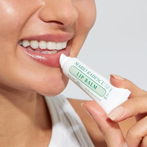 Image of Mario Badescu Moisturizing Lip Balm for Dry Cracked Lips, Infused with Coconut Oil and Shea Butter, Ultra-Nourishing Lip Care Moisturizer for Soft, Smooth and Supple Lips