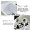 Pedicure Bowl, Foot Bath spa, Foot soak tub, Portable Pedicure Spa Bathtub, Acrylic Bath Basin for Foot Soaking, Foot Soaker Feet Soaking Tub Washing Salon Pedicure Chair Shampoo Sink