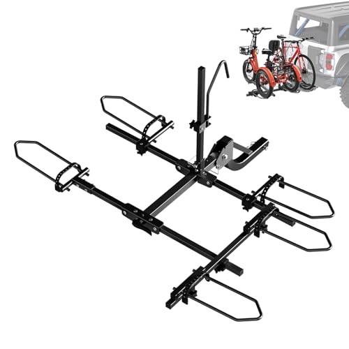 MOPHOTO Heavy-Duty Folding Trike Rack for Adult Tricycles Bi