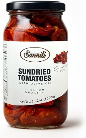 Sanniti Sun Dried Tomatoes in Olive Oil, 35 oz