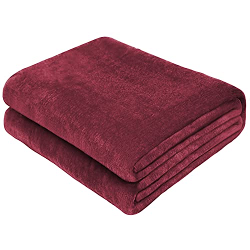Yoofoss Manta Para De Sofás De Franela 150x200 Cm Forro Polar De Edredón Manta Para Cama Y Manta Cálida Microfibre Estaciones Extra Suave Manta De Sofá Cama Sala Estar Vino Rojo Yoofoss Manta Para De Sofás De Franela 150x200 Cm Forro Polar De Edredón Manta Para Cama Y Manta Cálida Microfibre Estaciones Extra Suave Manta De Sofá Cama Sala Estar Vino Rojo