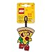 Lego Classic Pizza Costume Guy Silicone Bag Tag (52935)